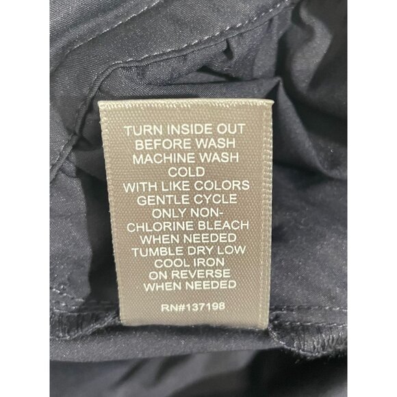 Marled Womens Navy Blue Pleated Midi Skirt With Elastic Waist & Drawstring S - Picture 10 of 13